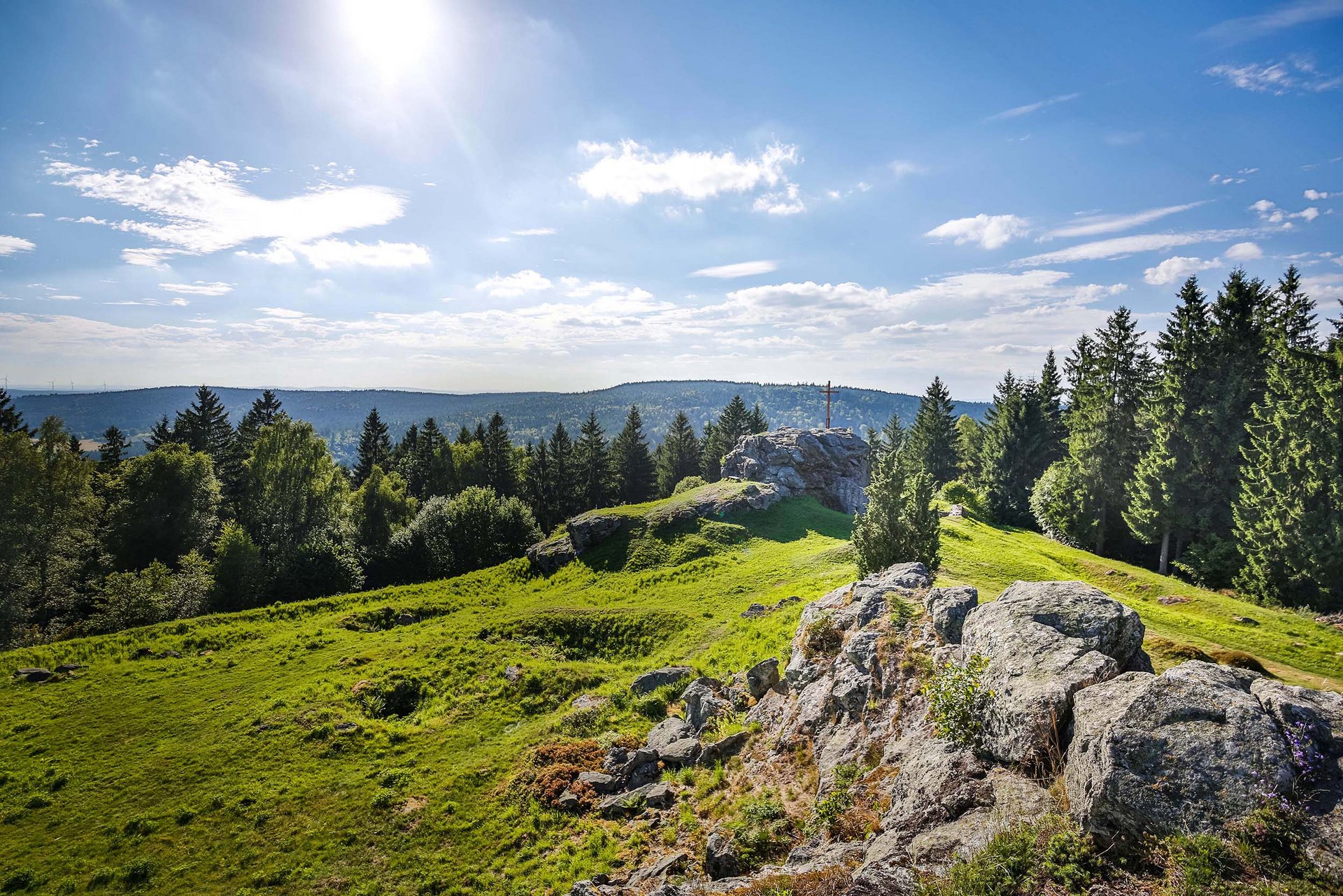 Wanderweg Deuschland Aussicht Goldsteig Teunz Wildenstein